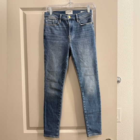 Frame Denim Blue Skinny Jeans - Picture 1 of 5